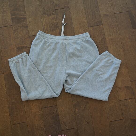 Aerie Sweatpants‎ Mens XL Gray Fleece Lined Tapered Leg Elastic Waist Drawstring - Picture 4 of 10
